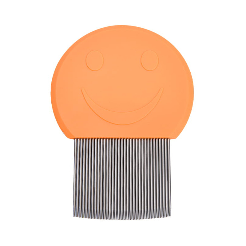 Smiley face comb na may malaking hawakan